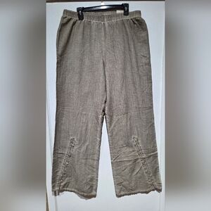 Soft Surroundings Cotton Pull On Pants 18T